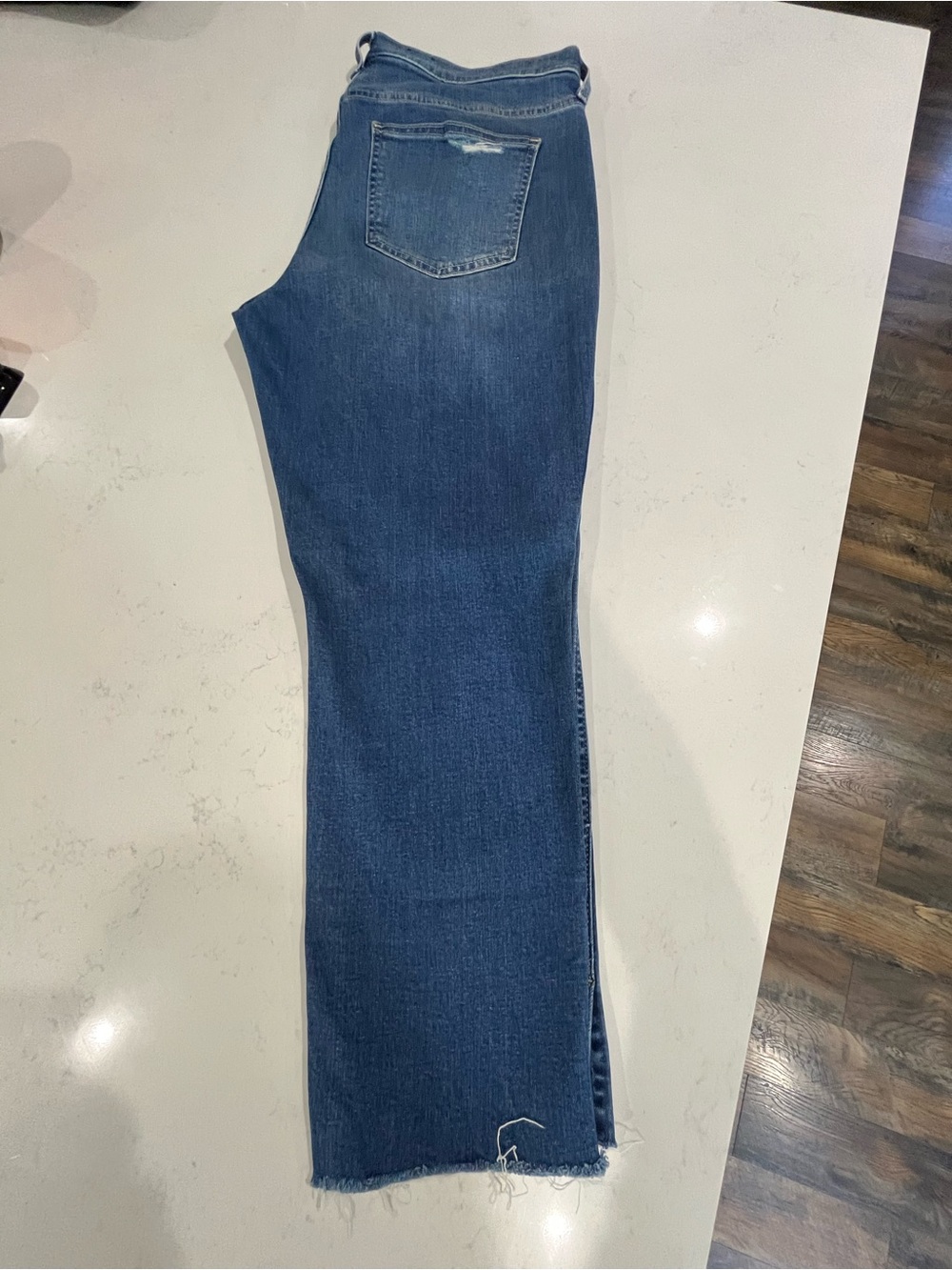 GAP Cropped Straight-Leg Jeans - Blue